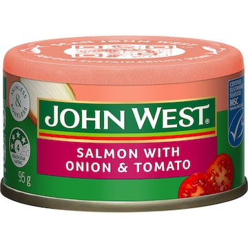 John West Salmon With Tomato & Onion 95g