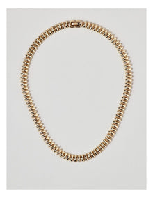 Buckle Lock Necklace in Gold