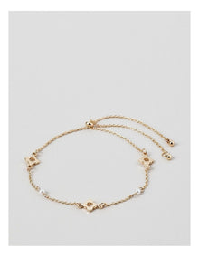 Adjustable Icon Bracelet in Gold