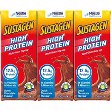 Sustagen High Protein Nutrition Top-Up Dutch Chocolate Ready To Drink 250mL x 3 pack