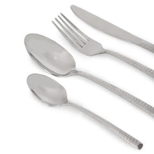 16 Piece Hammered Cutlery Set