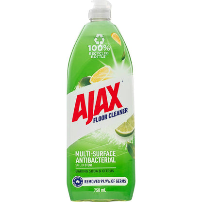 Ajax Floor Cleaner Stone Safe Baking Soda & Citrus 750mL