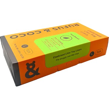 Rufus & Coco Elasticised Litter Tray Liners 8 pack
