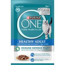 Purina One Adult Ocean Fish In Gravy Wet Cat Food 70g