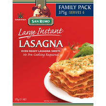 San Remo Lasagne Pasta Instant Large Fam Pack 375g