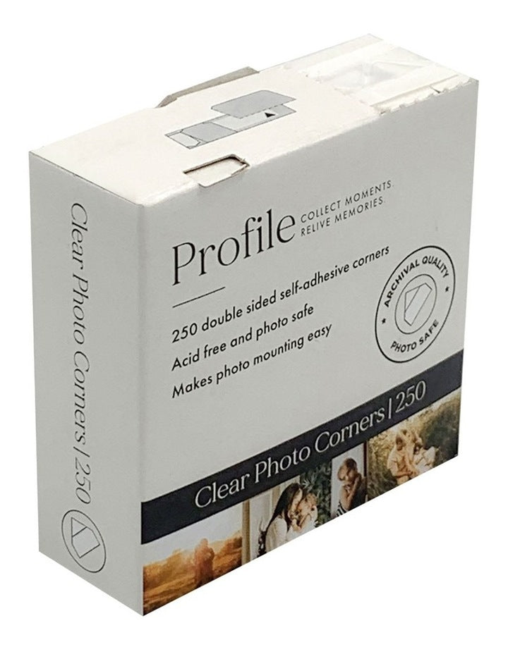 Archival Photo Corner Stickers 250 Pack (Bulk 3 Pack Bundle) in Multi
