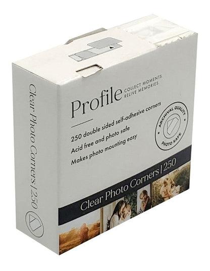 Archival Photo Corner Stickers 250 Pack (Bulk 3 Pack Bundle) in Multi