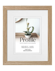 Australian Made Elegant Natural Oak Photo Frame 8x10"/5x7"