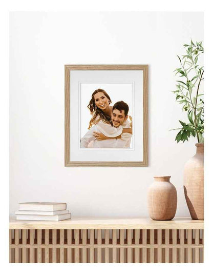 Australian Made Elegant Natural Oak Photo Frame 11x14"/8x10"