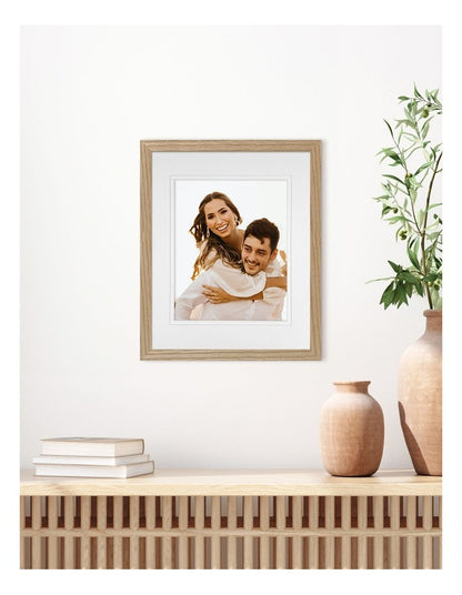 Australian Made Elegant Natural Oak Photo Frame 11x14"/8x10"