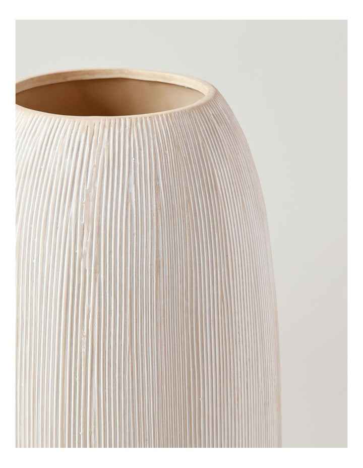 Harvey Ceramic Vase 32cm in Beige
