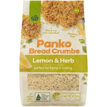 Woolworths Lemon & Herb Panko Crumbs 200g