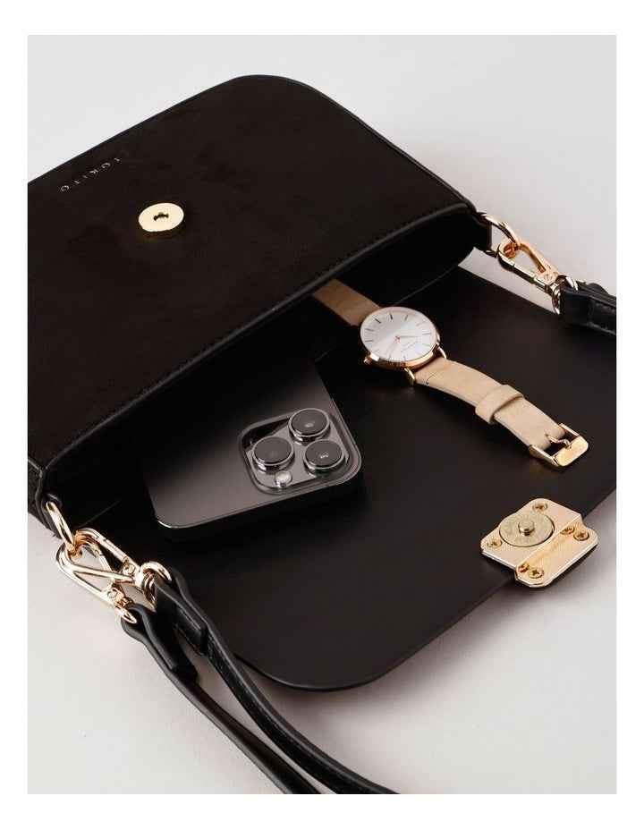 Maggie Shoulder Bag in Black