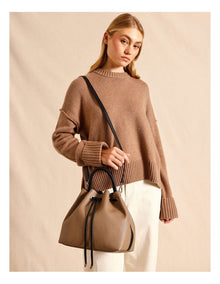 Cuba Shoulder Bag in Taupe Combo
