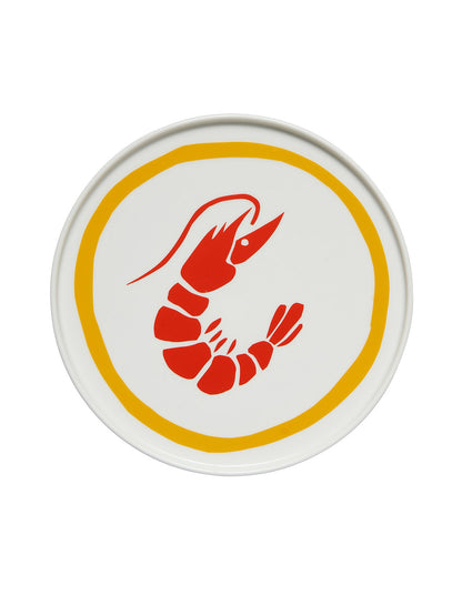 Daimon Downey Seafood 25cm New Bone China Prawn Plate