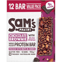 Sam's Pantry Chocolate Brownie With Roasted Almonds Protein Bar 12 Pack