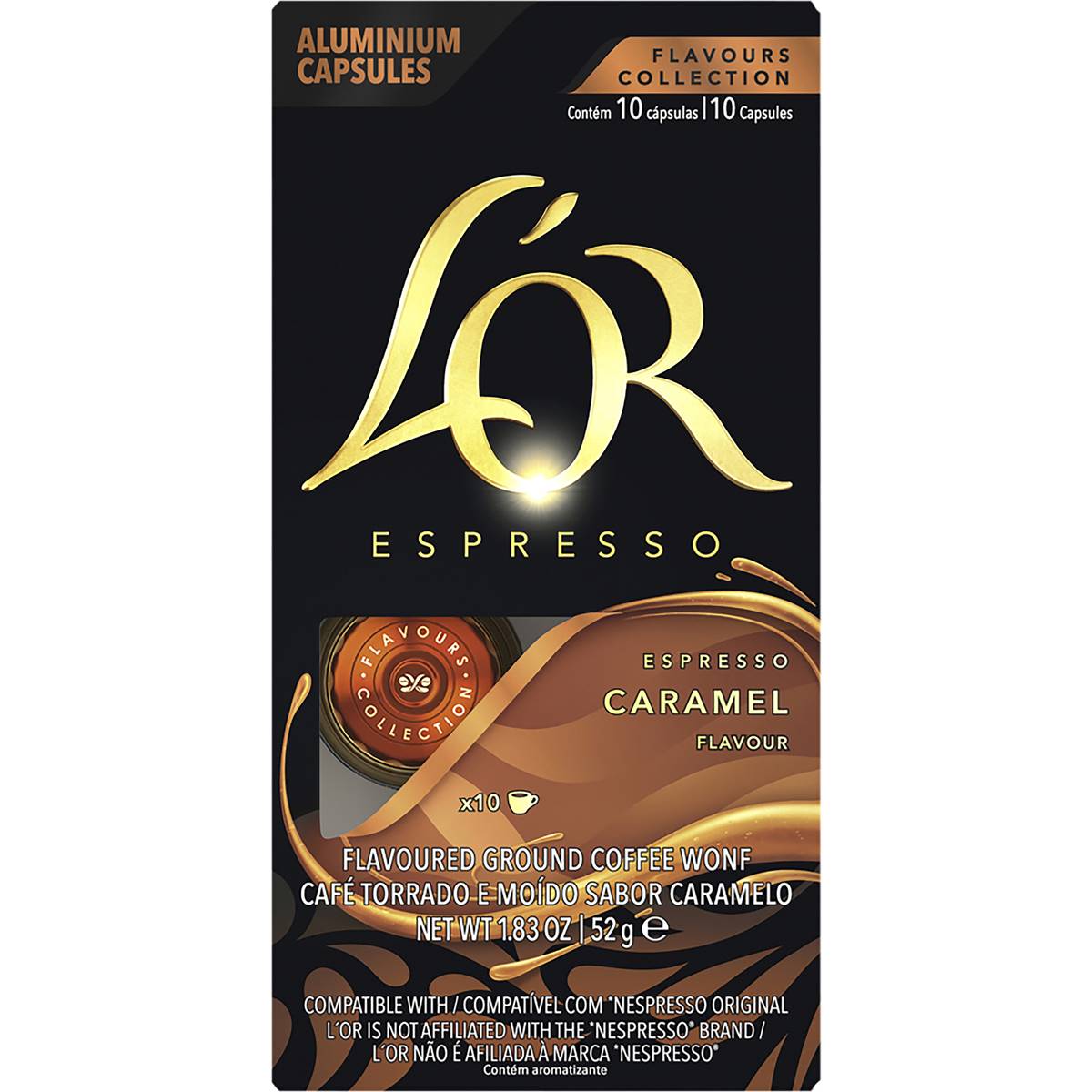 L'OR Espresso Caramel Coffee Pods 10 pack