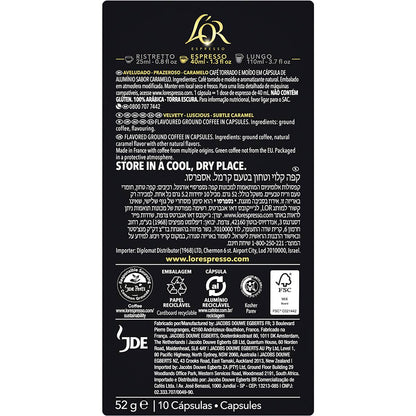 L'OR Espresso Caramel Coffee Pods 10 pack