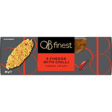 OB Finest Three Cheese Crisps With Chilli 85g