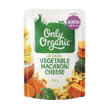 ONLY ORGANIC KINDY 1-5 YEARS VEGETABLE MACARONI & CHEESE PASTA EXPRESS 220G