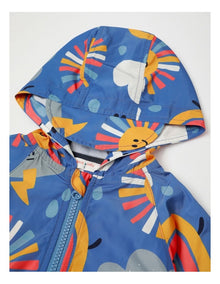 Comet Seasons Fold Away Raincoat in Blue