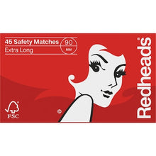 Redheads Extra Long Matches 45 pack
