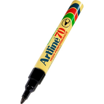 Artline Permanent Marker 70 Black 2 pack