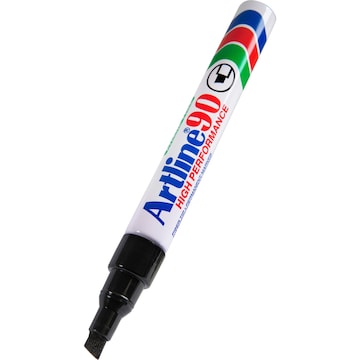 Artline Permanent Marker Black 90mm 2 pack