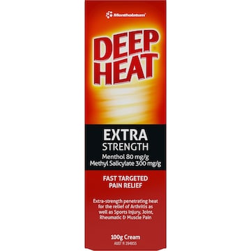 Deep Heat Extra  Strength Cream 100g