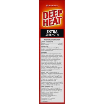 Deep Heat Extra  Strength Cream 100g