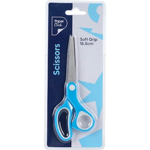 Paperclick Scissors with Soft Grip 17cm Assorted each
