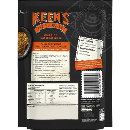 Keen's Meal Base Curried Sausages 285g
