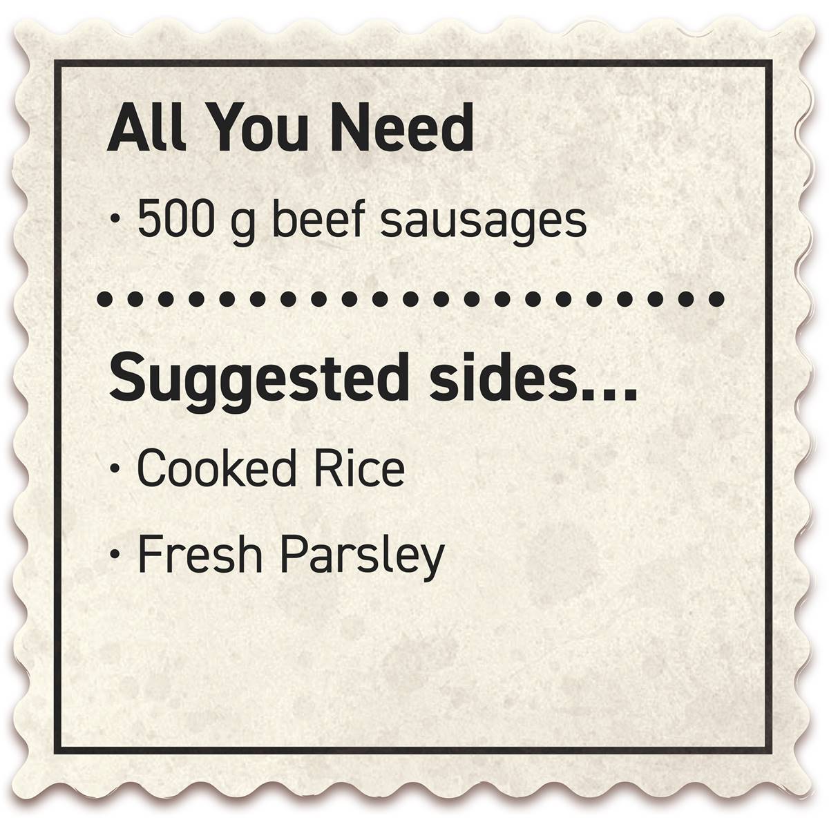 Keen's Meal Base Curried Sausages 285g