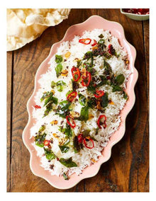 Big Love Party Platter 35x20cm in Pink