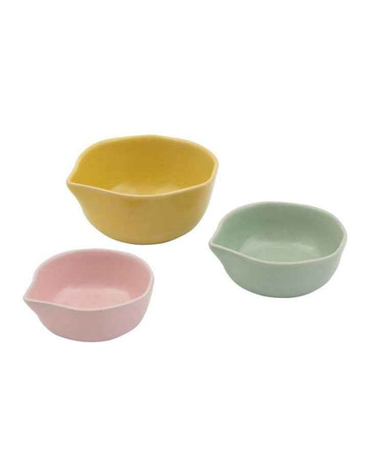 Big Love Pinch Me Pots Set of 3 in Multi