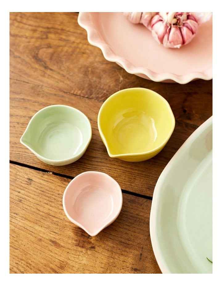 Big Love Pinch Me Pots Set of 3 in Multi
