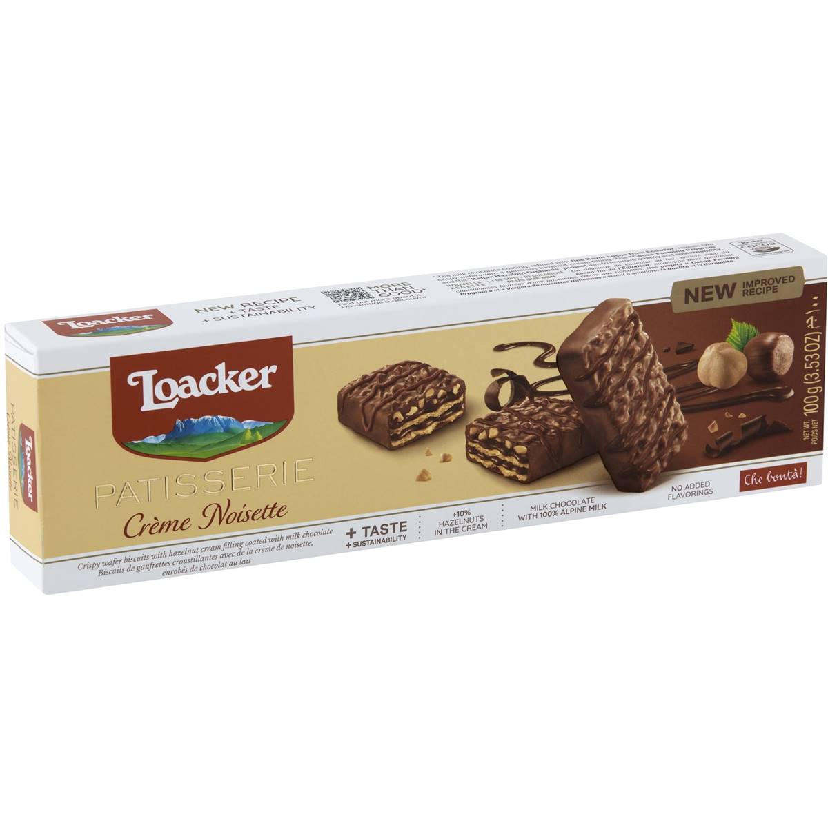 Loacker Wafers Pasticceria Noisette 100g