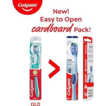 Colgate 360 Deep Clean Toothbrush Soft each