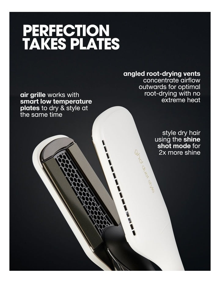 Duet Style 2-in-1 Hot Air Styler in White