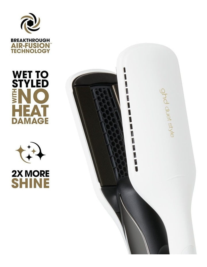 Duet Style 2-in-1 Hot Air Styler in White