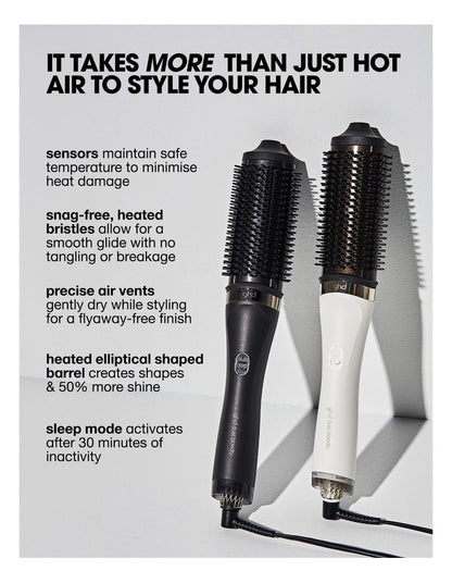 Duet Blow Dry 2-in-1 Hair Dryer Brush in White
