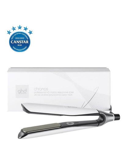 Chronos Ultra-Fast HD Hair Straightener in White