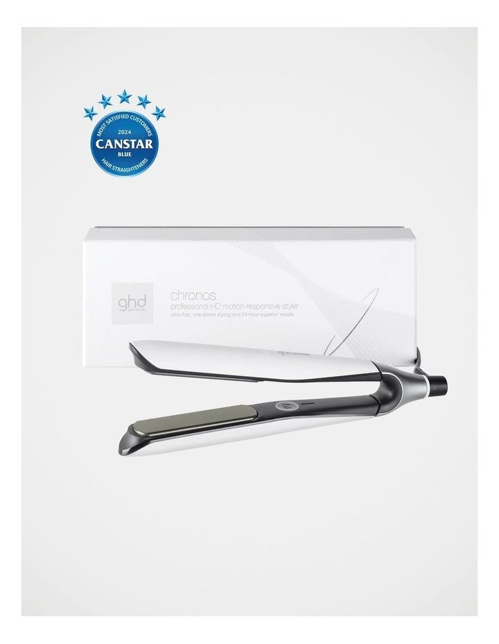 Chronos Ultra-Fast HD Hair Straightener in White