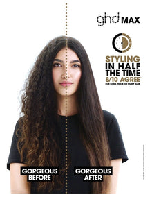 Max Wide-Plate Hair Straightener in Black