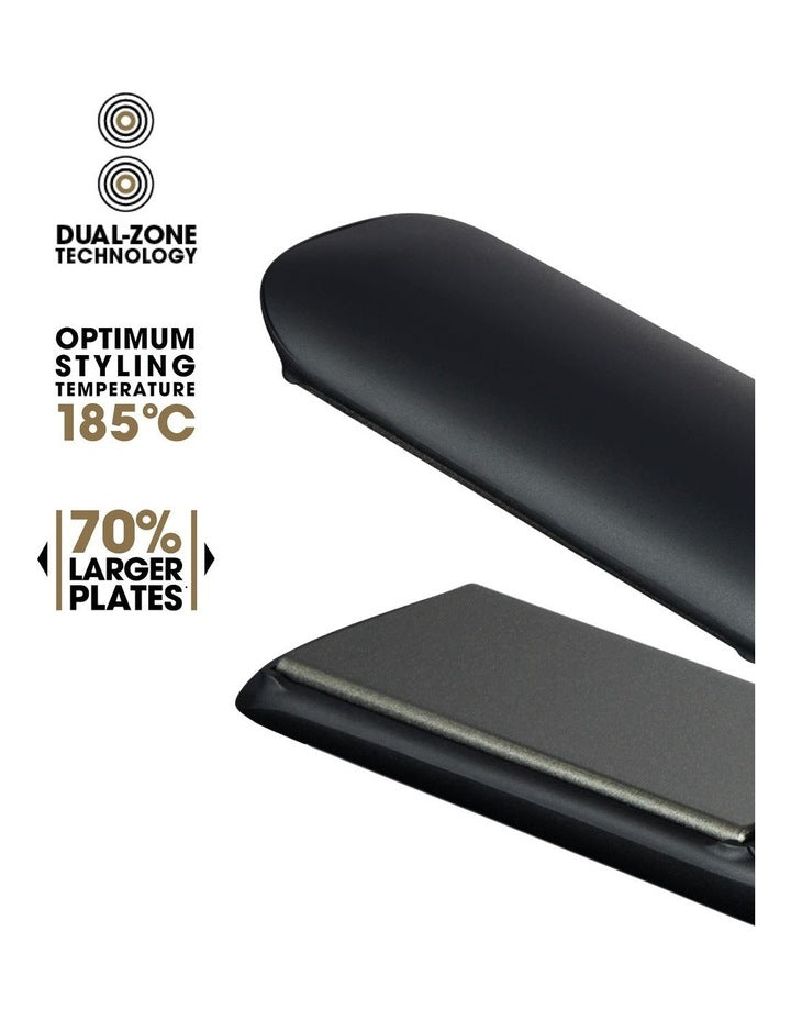 Max Wide-Plate Hair Straightener in Black