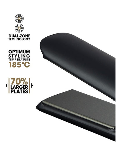 Max Wide-Plate Hair Straightener in Black