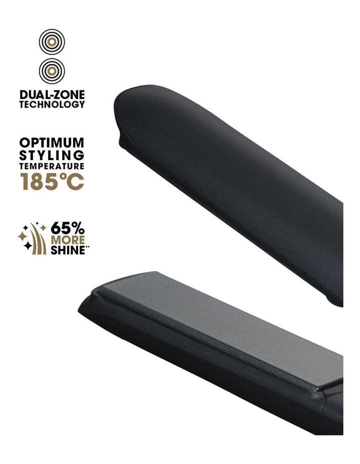 Gold Hair Straightener in Black