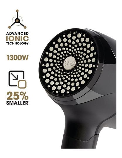 Flight + Travel Hair Dryer in Black