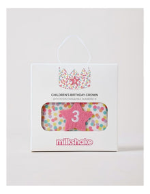 Interchangeable Number Birthday Crown in Multi