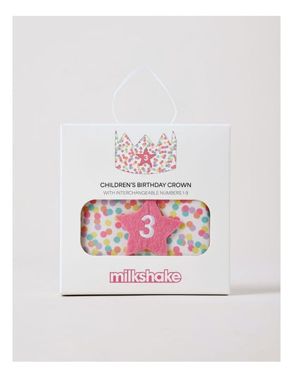 Interchangeable Number Birthday Crown in Multi